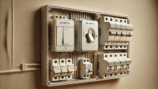 6a Switch, 16a Switch, Distribution Board