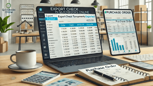 steps of creating purchase orders in QuickBooks