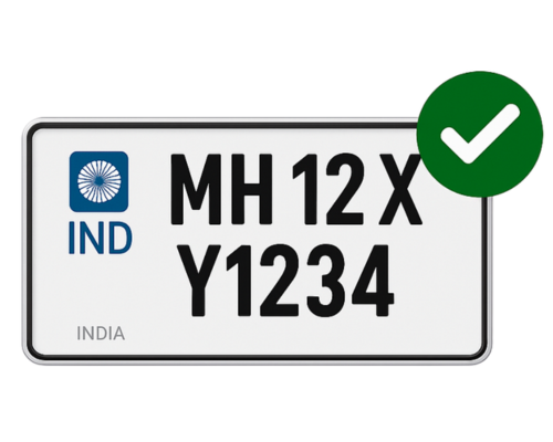 book my high security no plate